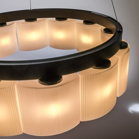 812126 Люстра NIBBLER 12х6W(Led) G9 ЧЕРНЫЙ/БЕЛЫЙ