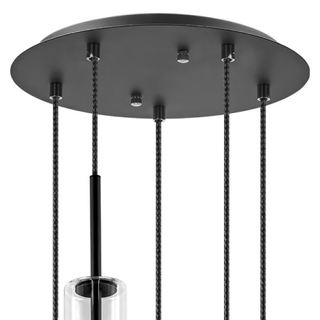 756057 Люстра CILINO 5х40W GU10 MATT BLACK