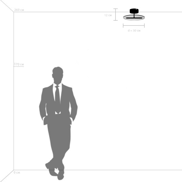 738033 Люстра ACRILE 14W LED 1034LM 120G ЗОЛОТО 3000K