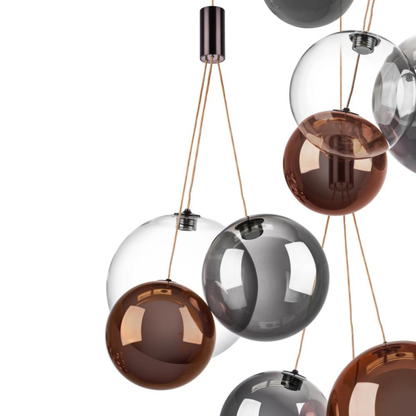 801189 Люстра SFERETTA LED 18х1,35W 1080LM КОФЕЙНЫЙ/МУЛЬТИКОЛОР 3000K