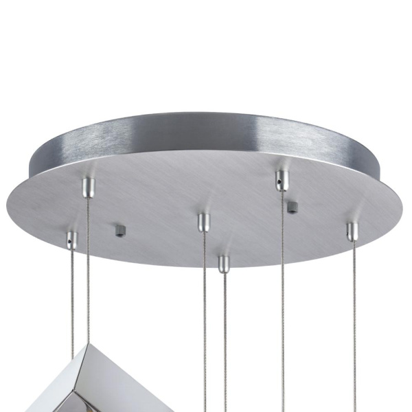 805569 Люстра QUBICA 6х2W(led) G4 12V ЗОЛОТО/ХРОМ/ПРОЗРАЧНЫЙ