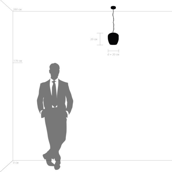 805011 Люстра ARNIA 1х40W E27 БЕЛЫЙ