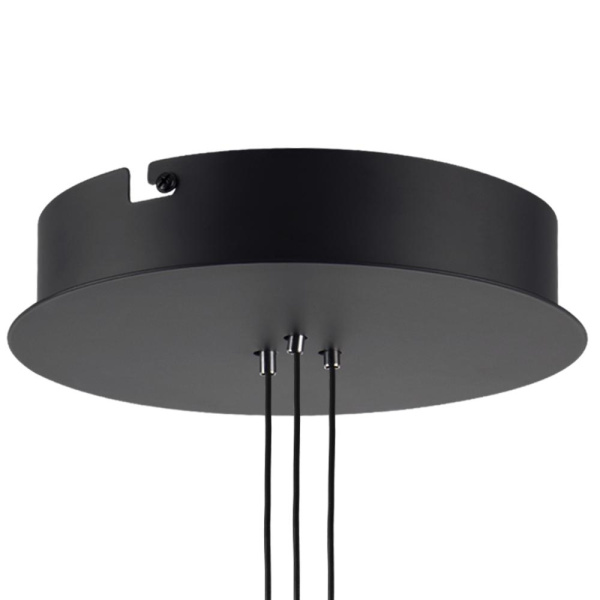 737427 Люстра EMISFERO 19W LED 1347LM 130G ЧЕРНЫЙ/МЕДЬ 3000K