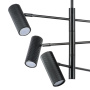 718267 Люстра ROMA 6х28W GU10 (led) MATT BLACK