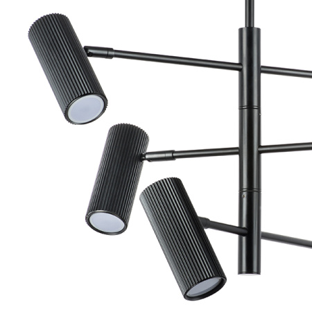 718267 Люстра ROMA 6х28W GU10 (led) MATT BLACK