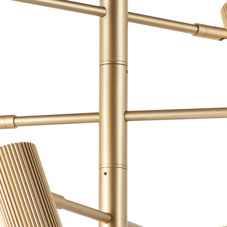 718263 Люстра ROMA 6х28W GU10 (led) CHAMPAGNE GOLD