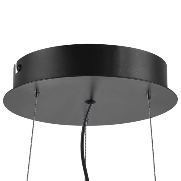 737337 Люстра EMISFERO 12W LED 655LM 180G ЧЕРНЫЙ 3000K