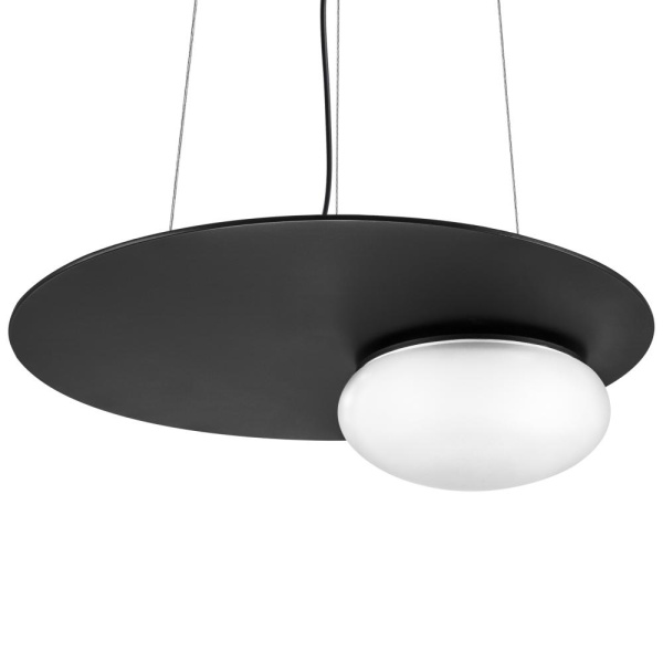 737337 Люстра EMISFERO 12W LED 655LM 180G ЧЕРНЫЙ 3000K