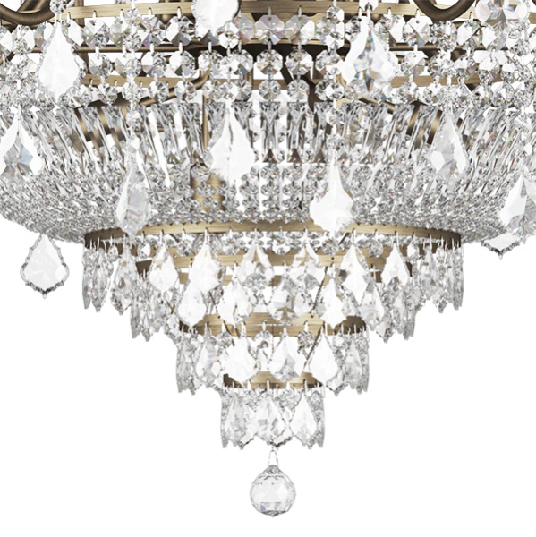 700511 3 КОР!!! Люстра подвесная CLASSIC 51х60W E14 БРОНЗА