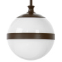 813197 Люстра GLOBO 9х40W E14 umber/white