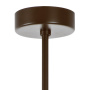 813197 Люстра GLOBO 9х40W E14 umber/white