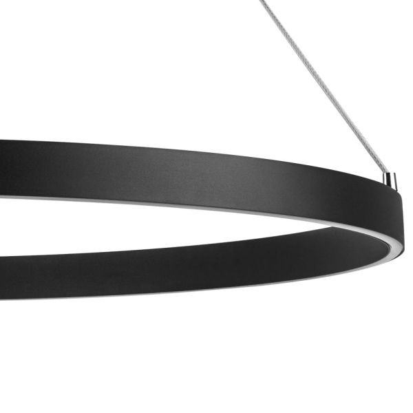 748047 Люстра SATURNO LED 60W 4000LM 70G ЧЕРНЫЙ 3000-6000K