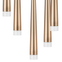 807083 Подвес PUNTO 8х25W G9 chrome + champagne
