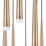 807083 Подвес PUNTO 8х25W G9 chrome + champagne