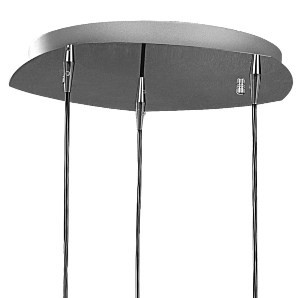 810130 Подвес AGOLA 3х40W E14 ХРОМ/БЕЛЫЙ