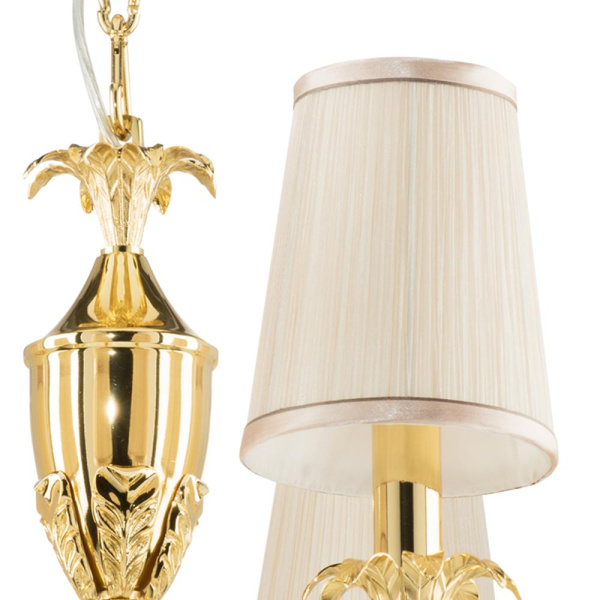 691082 Люстра подв CAPPA 8x40W E14 ЗОЛОТО