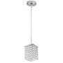 795414 Подвес CRISTALLO 1х40W G9 ХРОМ