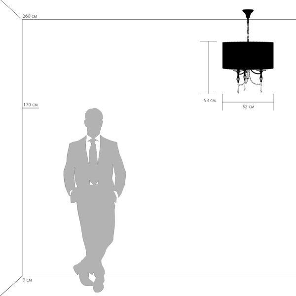 725033 Люстра PARALUME 3x40W E14 ЗОЛОТО
