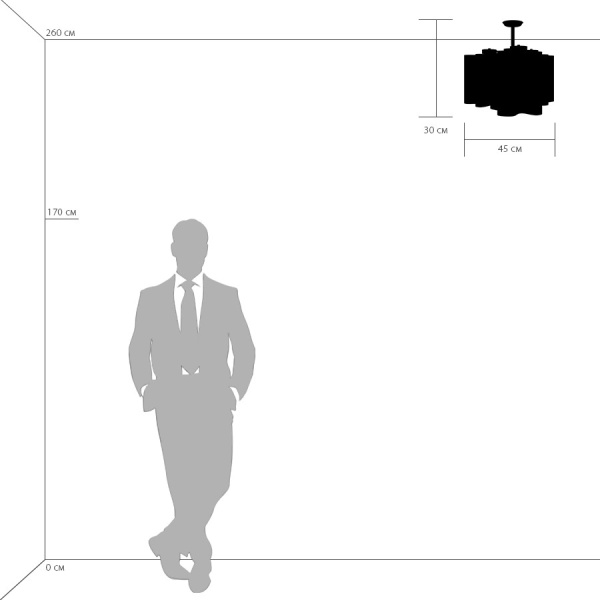 802030 Люстра NUBI 3х40W E27 ХРОМ/БЕЛЫЙ