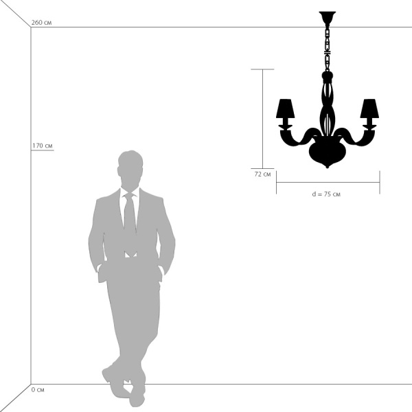 702104 Люстра подвесная ALVEARE 10х40W E14 ХРОМ