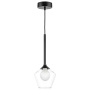 801201 Люстра VETRO 1х6W(led) G9 ЧЕРНЫЙ/ПРОЗРАЧНЫЙ