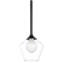 801201 Люстра VETRO 1х6W(led) G9 ЧЕРНЫЙ/ПРОЗРАЧНЫЙ