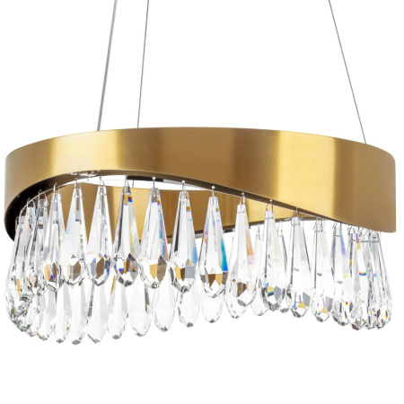 703143 Люстра HELIO 27W LED 1344LM ШАМПАНЬ 3500K