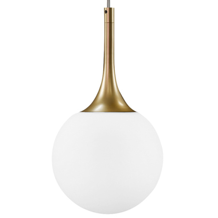 813012 Подвес GLOBO 1х40W E14 gold/white