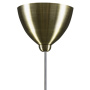 813011 Подвес GLOBO 1х40W E14 electroplating bronze/white