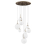 813093 Люстра GLOBO 9х40W E14 champagne gold/white