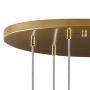 813062 Люстра GLOBO 6х40W E14 gold/white