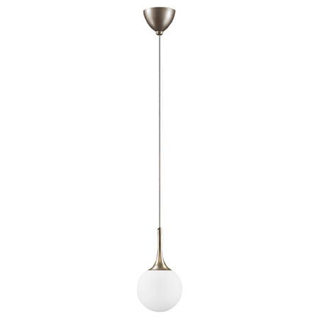 813013 Подвес GLOBO 1х40W E14 champagne gold/white
