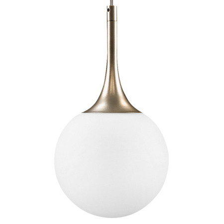 813013 Подвес GLOBO 1х40W E14 champagne gold/white