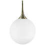 813031 Подвес GLOBO 1х40W E14 electroplating bronze/white