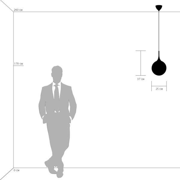 813031 Подвес GLOBO 1х40W E14 electroplating bronze/white