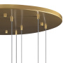 813092 Люстра GLOBO 9х40W E14 gold/white