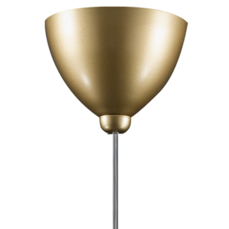 813022 Подвес GLOBO 1х40W E14 gold/white