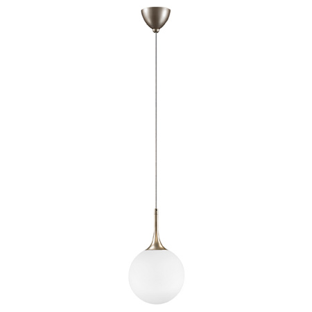 813023 Подвес GLOBO 1х40W E14 champagne gold/white