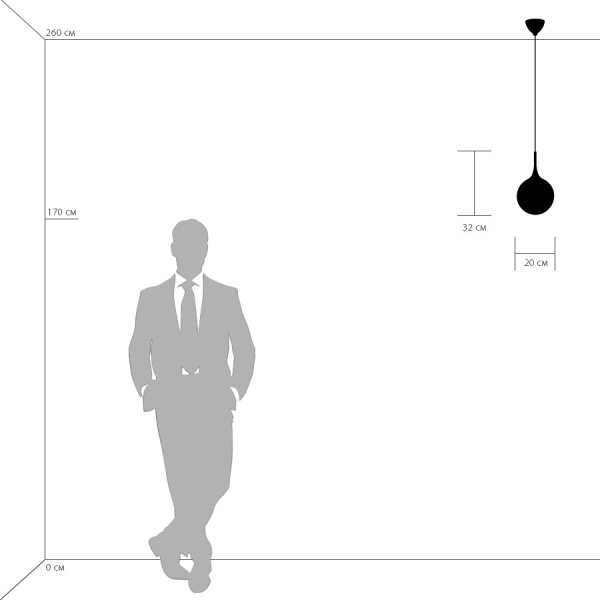 813021 Подвес GLOBO 1х40W E14 electroplating bronze/white