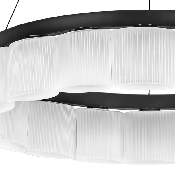 812186 Люстра NIBBLER 18х6W(Led) G9 ЧЕРНЫЙ/БЕЛЫЙ