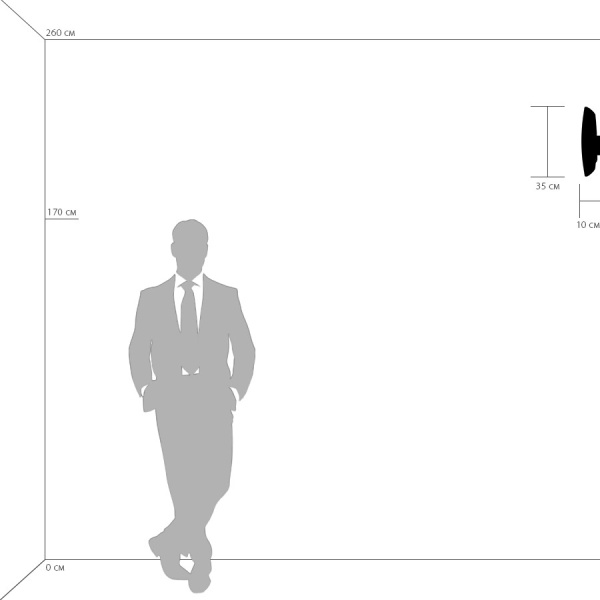803600 Светильник настенный DISSIMO 1х40W E14 ХРОМ/БЕЛЫЙ