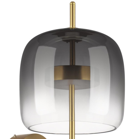 804618 Бра CUPOLA LED 9W 450LM ЗОЛОТО/ДЫМЧАТЫЙ 3000K