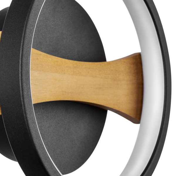 723627 Бра LODI LED 9W 720LM ЧЕРНЫЙ/ДЕРЕВО 3000K