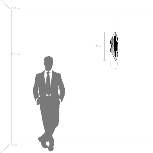 731653 Бра VARESE 12W LED 1179LM 120G ЗОЛОТО 3000K