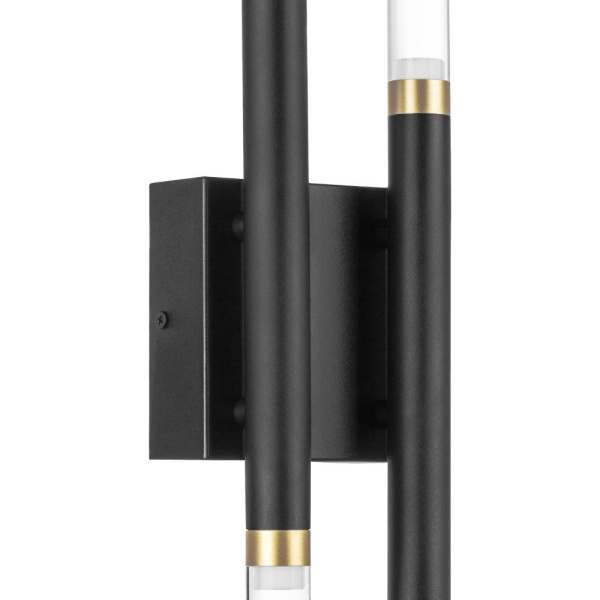 734647 Бра IRIS 12W LED 618LM 120G ЧЕРНЫЙ/ЗОЛОТО 3000K