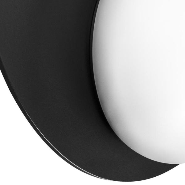 737237 Бра EMISFERO 12W LED 655LM 180G ЧЕРНЫЙ 3000K