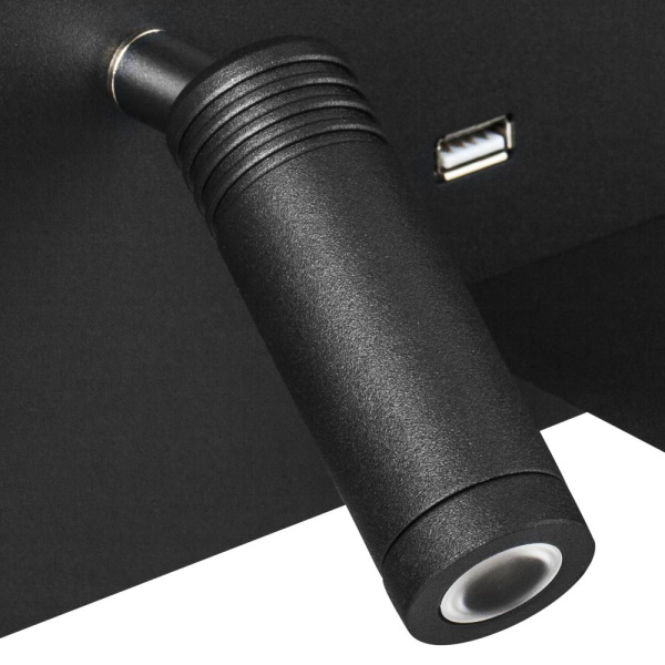 808557 Бра MURO 4W+3W LED LM ЧЕРНЫЙ 3000K