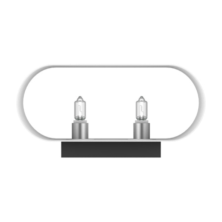 808620 Светильник настенный MURO 2х40W G9 ХРОМ/БЕЛЫЙ