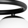 815627 Бра GLOBO 2х40W G9 ЧЕРНЫЙ/БЕЛЫЙ
