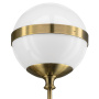 813611 Бра GLOBO 1х40W E14 electroplating bronze/white